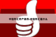 中信外汇开户条件-中信外汇是什么