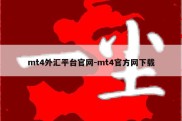 mt4外汇平台官网-mt4官方网下载