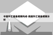 中国外汇储备规模构成-我国外汇储备规模分析