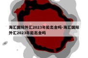 海汇国际外汇2023年能出金吗-海汇国际外汇2023年能出金吗