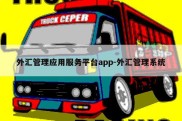 外汇管理应用服务平台app-外汇管理系统