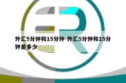 外汇5分钟和15分钟-外汇5分钟和15分钟差多少