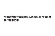 中国八大银行最新外汇人民币汇率-中国8大银行外币汇率