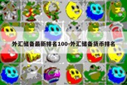 外汇储备最新排名100-外汇储备货币排名