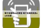 哪个交易所usdt便宜-哪个交易所买卖usdt方便