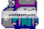 gmi外汇资金安全吗-gms外汇