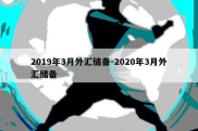 2019年3月外汇储备-2020年3月外汇储备