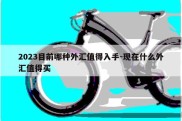 2023目前哪种外汇值得入手-现在什么外汇值得买