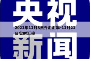 2021年11月8日外汇汇率-11月21日实时汇率