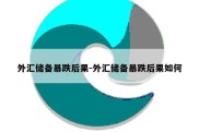 外汇储备暴跌后果-外汇储备暴跌后果如何