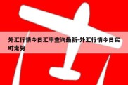 外汇行情今日汇率查询最新-外汇行情今日实时走势