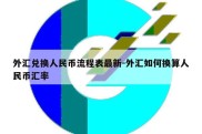 外汇兑换人民币流程表最新-外汇如何换算人民币汇率