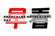 新西兰外汇兑人民币-新西兰外汇兑人民币汇率多少