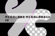 外汇实训心得体会-外汇实训心得体会1200字