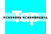 外汇收支申报网址-外汇收支申报网址是什么