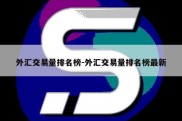 外汇交易量排名榜-外汇交易量排名榜最新