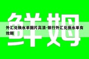 外汇兑换水单图片高清-银行外汇兑换水单有效期