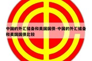 中国的外汇储备和美国国债-中国的外汇储备和美国国债比较