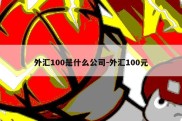 外汇100是什么公司-外汇100元