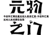 今日外汇牌价美元对人民币汇率-今日外汇美元对人民币牌价走势