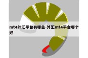 mt4外汇平台有哪些-外汇mt4平台哪个好