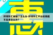 环球外汇被骗了怎么办-环球外汇平台的钱提不出来怎么办?