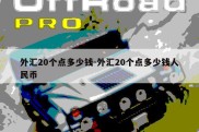 外汇20个点多少钱-外汇20个点多少钱人民币