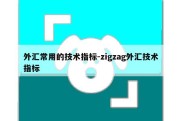 外汇常用的技术指标-zigzag外汇技术指标