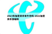 2023年加密货币有牛市吗-2021加密货币涨幅榜